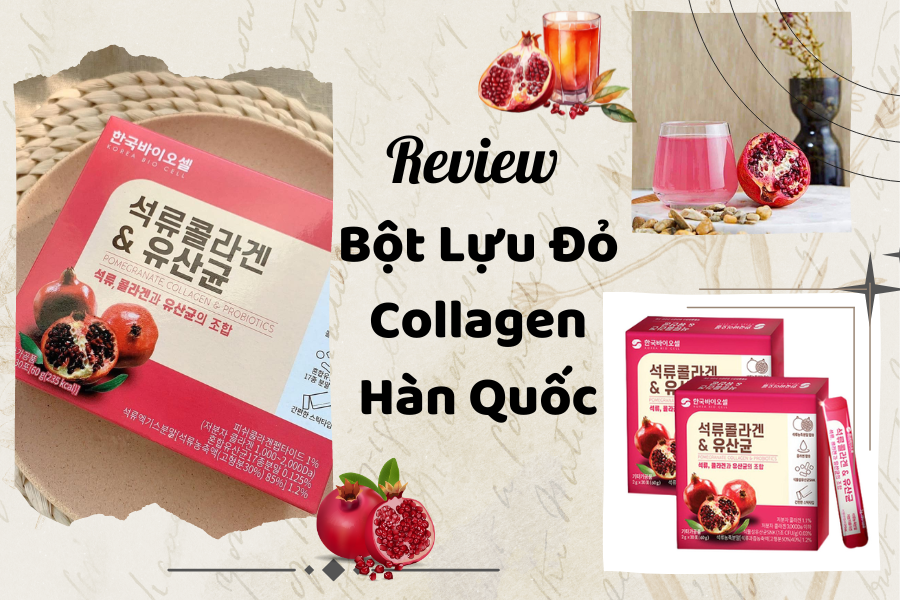 Bột Uống Collagen Lựu Bio Cell Hàn Quốc 30 gói có thật sự tốt cho sức khoẻ ?