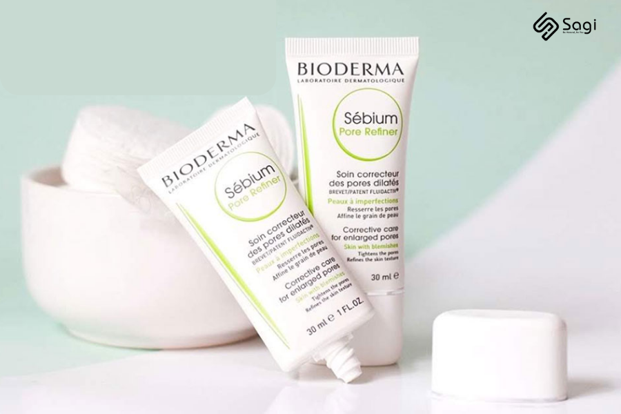 Review chi tiết kem dưỡng Bioderma xanh - Bioderma Sebium Pore Refiner