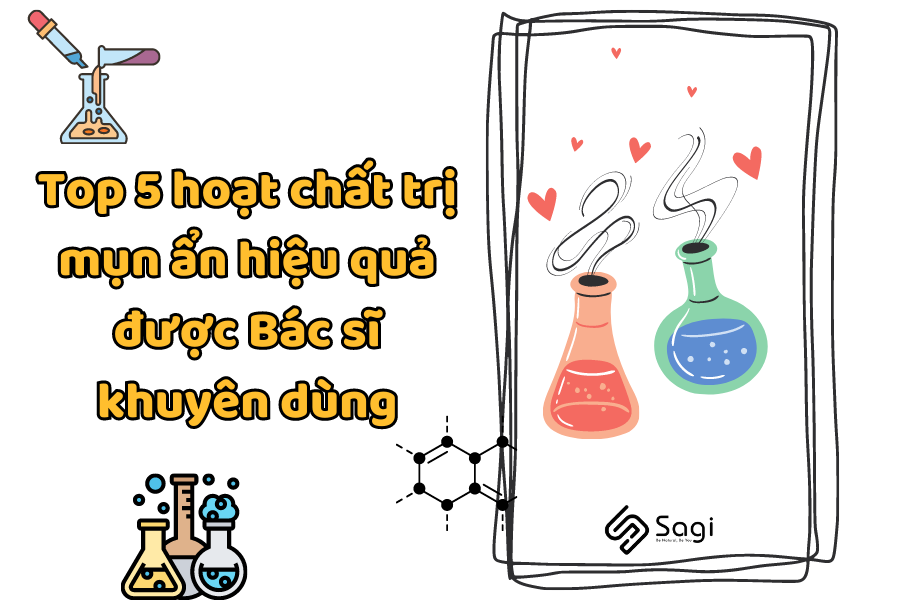 Top 5 hoạt chất trị mụn ẩn hiệu quả được Bác sĩ khuyên dùng