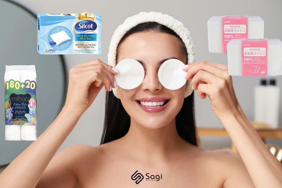 Top 6 loại bông tẩy trang được đánh giá tốt nhất hiện nay