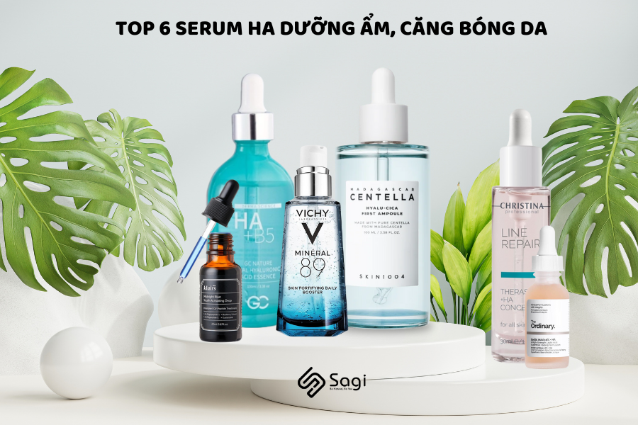 Top 6 Serum HA Dưỡng Ẩm, Căng Bóng Da