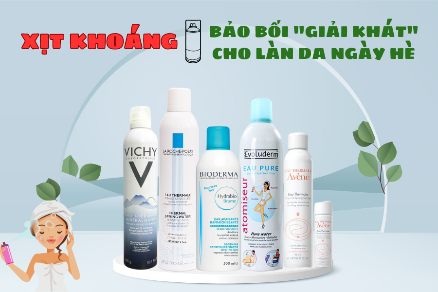 Xịt khoáng - bảo bối 