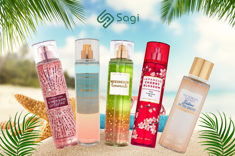 TOP 5 MÙI BODY MIST CHO NGÀY HÈ THƠM MÁT