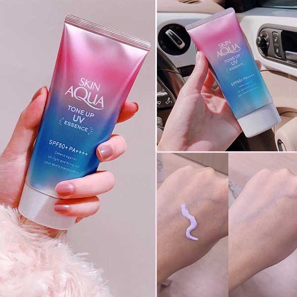 Kem chống nắng Skin Aqua UV Essence Lavender SFP50+/PA++++80ml