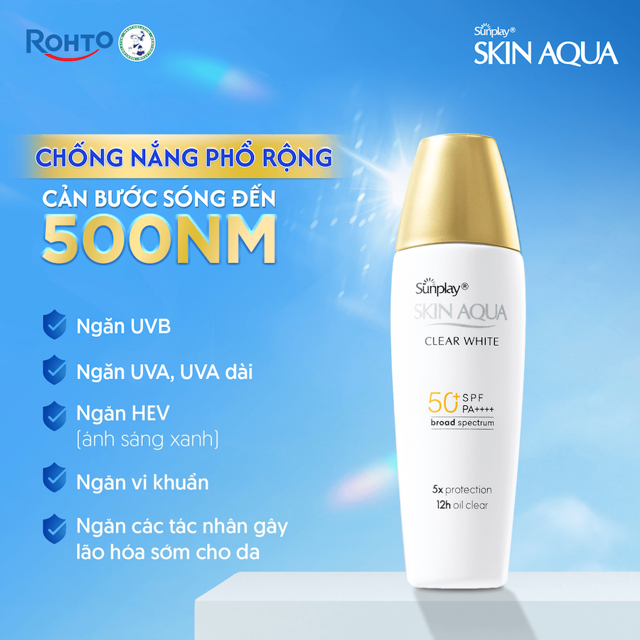 SUNPLAY. kcn Skin Aqua 55g - Clear White