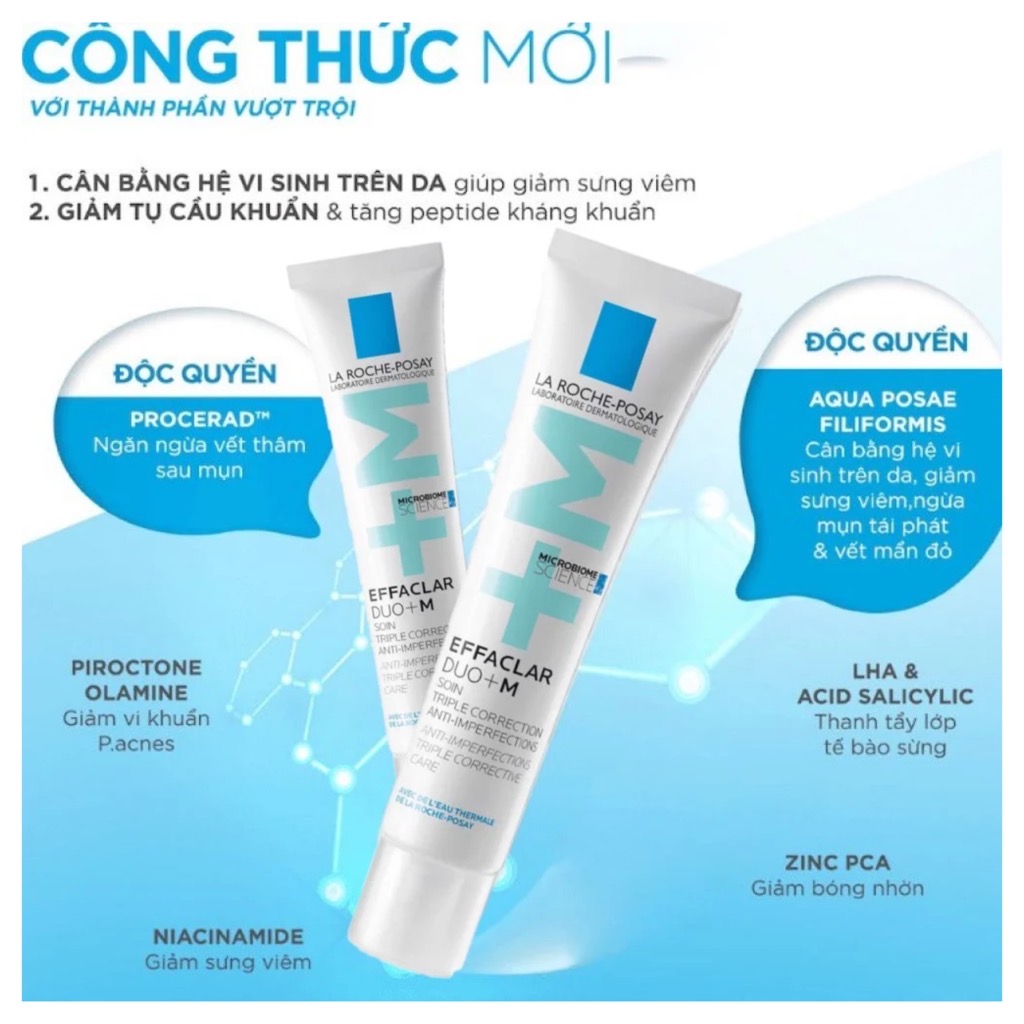 LA ROCHE POSAY. kem dưỡng Duo+ M 40ml