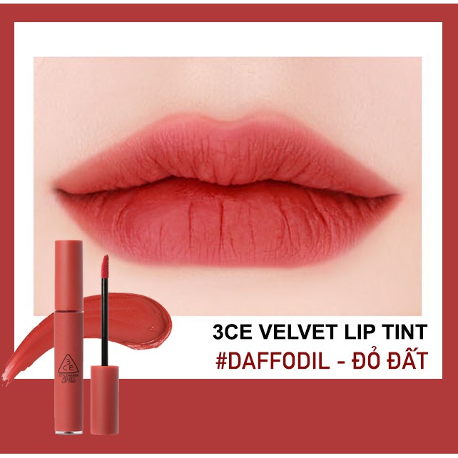 Son kem 3CE Velvet Lip Tint (225K SALE) - Daffodil