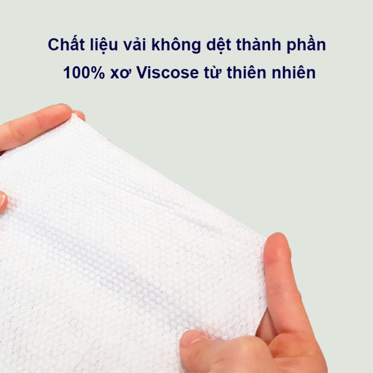 ALUCOS. Khăn khô dạng rút 50 miếng