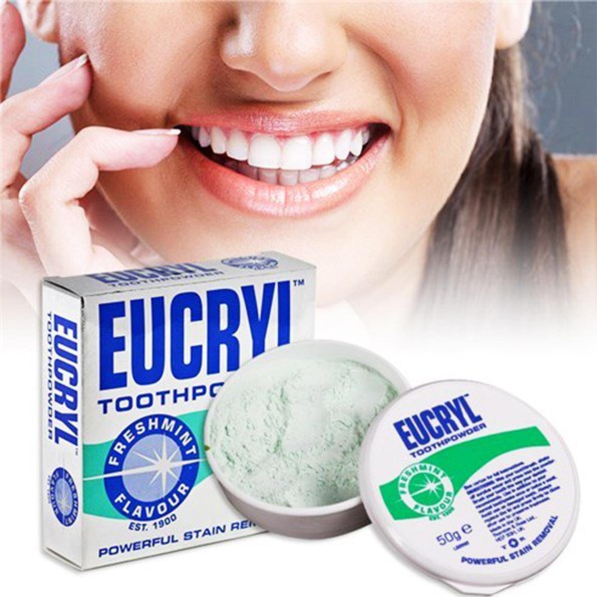 Bột trắng răng Eucryl Toothpowder