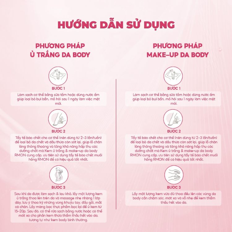 Kem Dưỡng trắng Body Rmon White Label Dia Gói 50ml