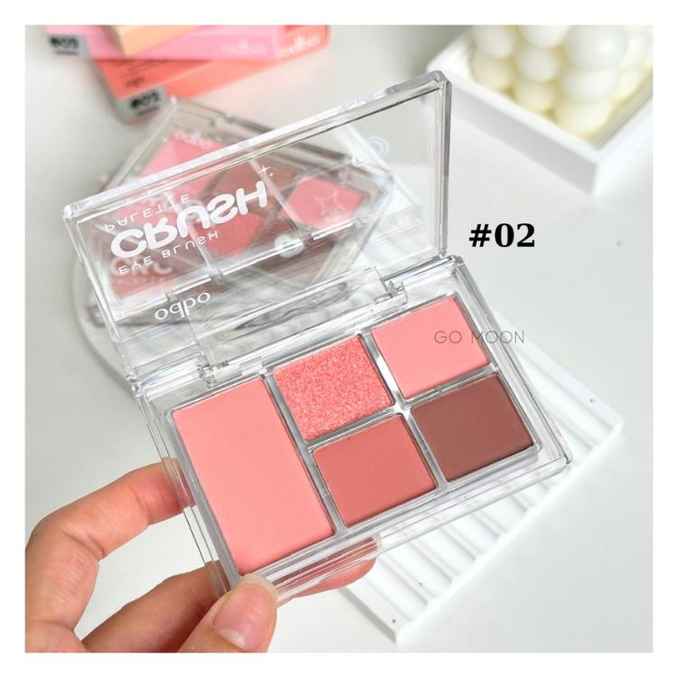 Phấn Mắt Odbo 5 Ô Eye Blush Crush Palette ODS02