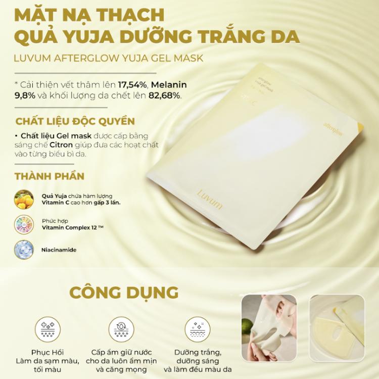 LUVUM. Mặt Nạ Thạch Vita C Vàng Dưỡng Sáng Da