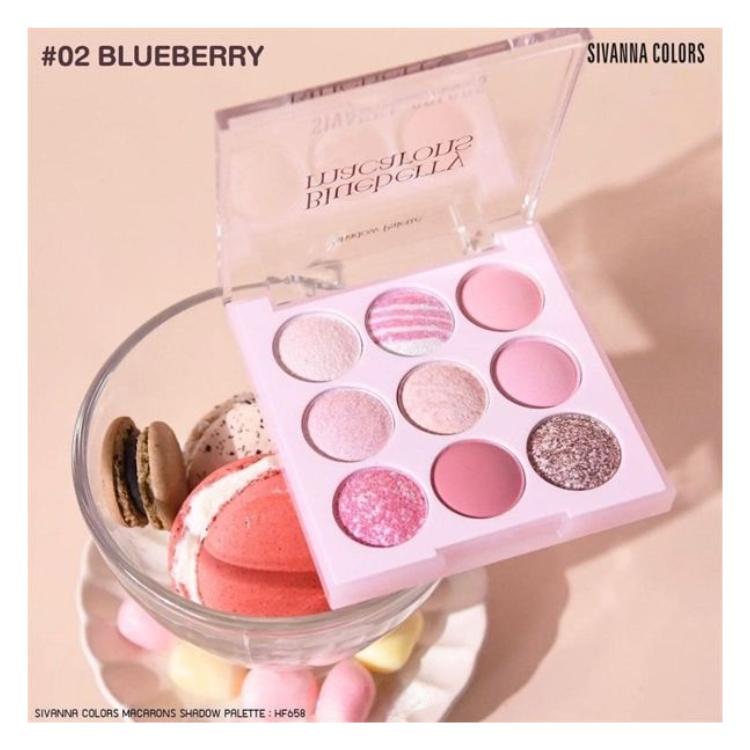 Bảng Phấn Mắt 9 Ô Sivanna Colors Tiny Cute Eye Palette Màu 02