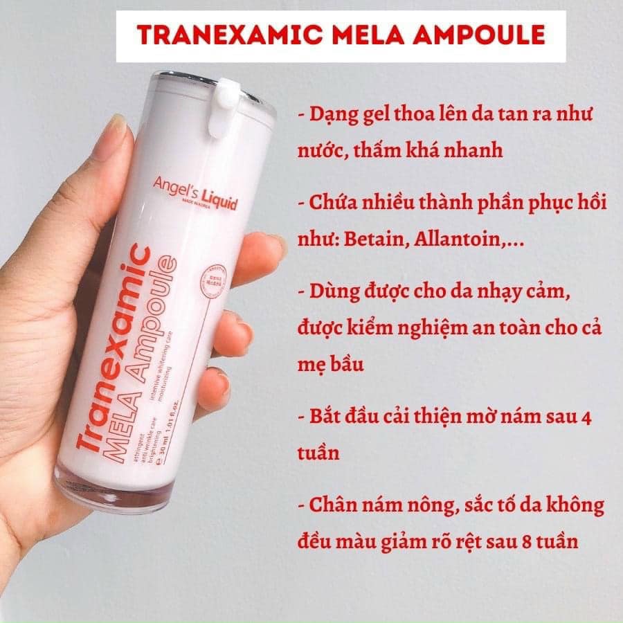 Serum Angel's Liquid Tranexamic 30ml Xóa Thâm Đỏ, Giảm Sạm Nám