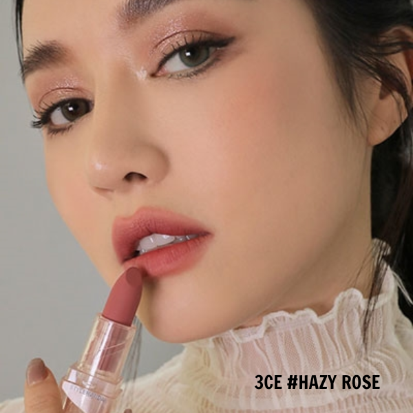 Son thỏi 3CE Soft Matte Lipstick #Hazy Rose