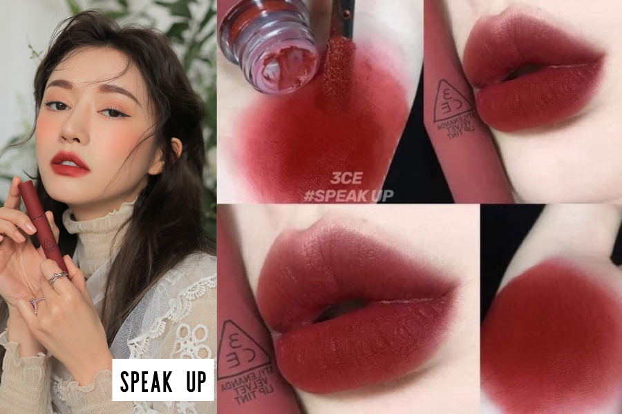 Son kem 3CE Velvet Lip Tint - Speak Up