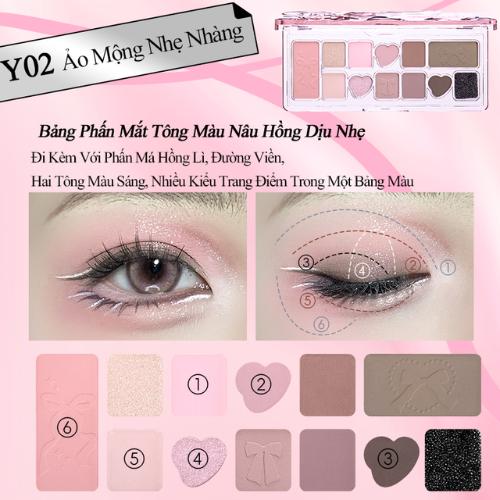 Phấn Mắt Veecci Ribbon Fantasy 11 Ô Màu Sắc Ngọt Ngào