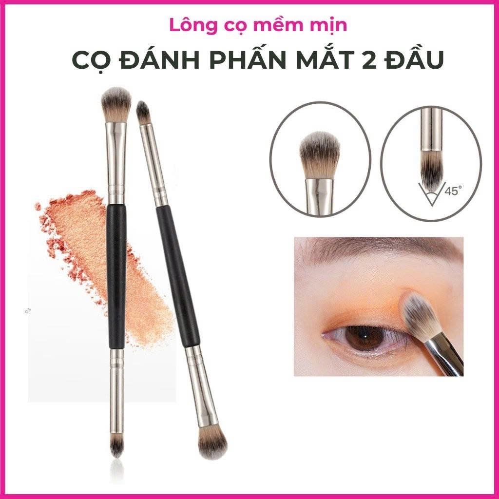 GECOMO - Cọ phấn mắt 2 đầu G1038