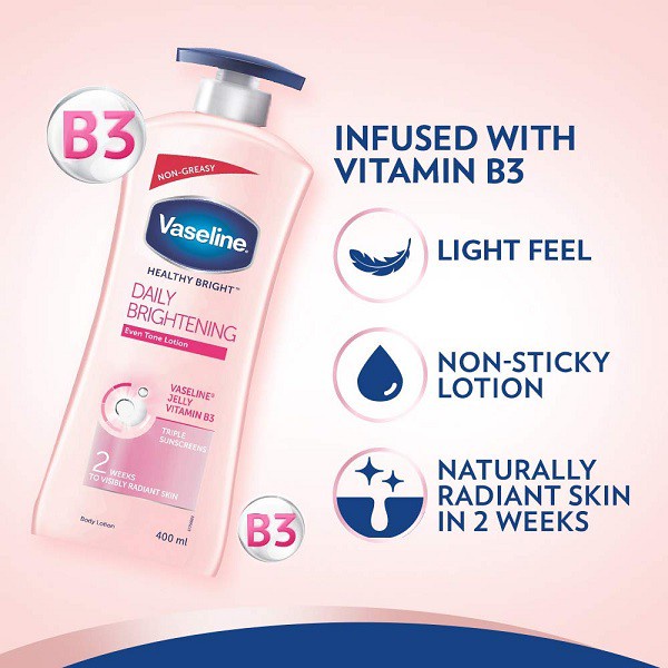 Lotion body Vaseline Brightening 725ml