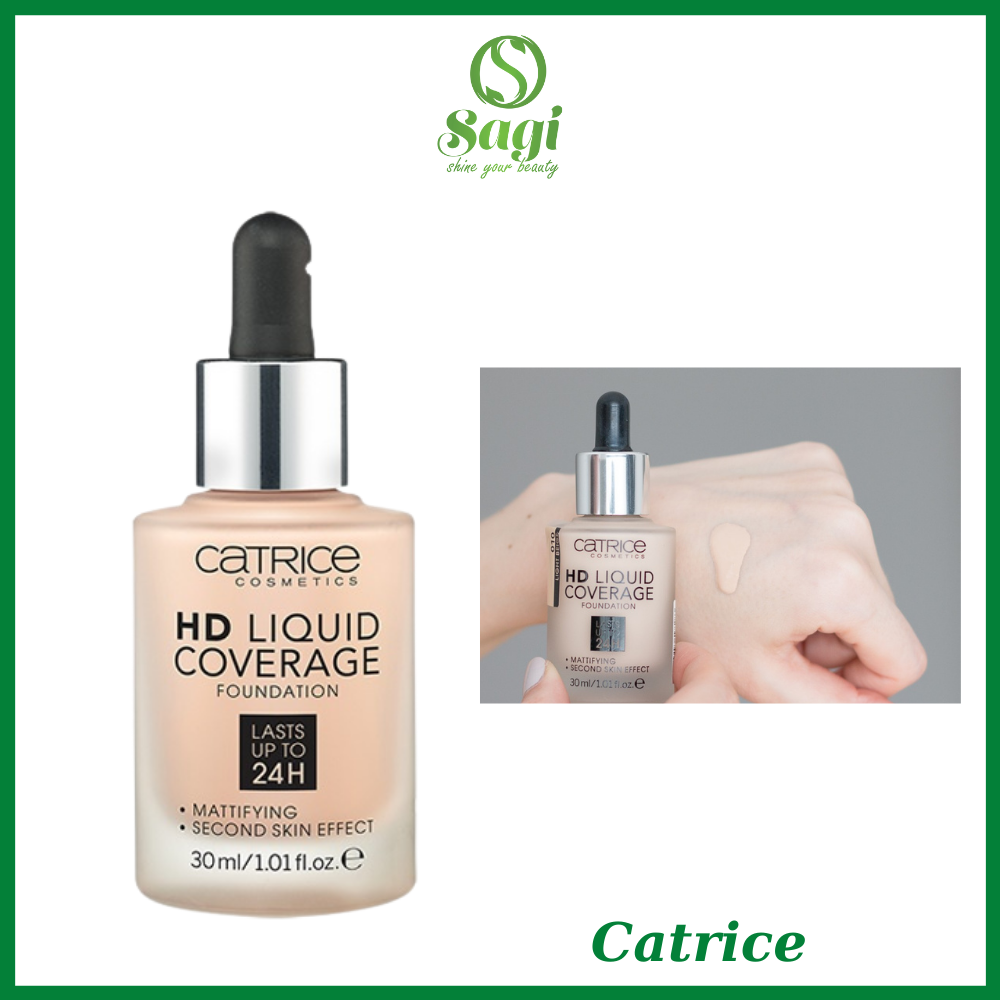 Kem nền Catrice HD Liquid - #010 Light Beige