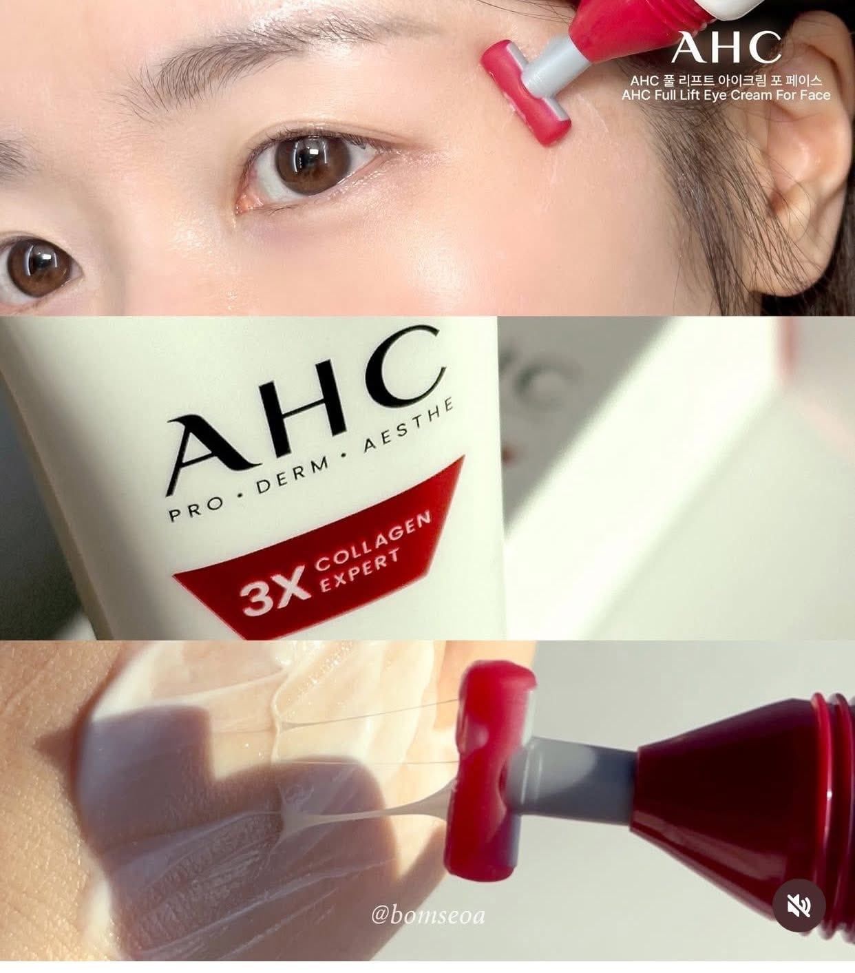 AHC. Kem mắt AHC đỏ nâng cơ