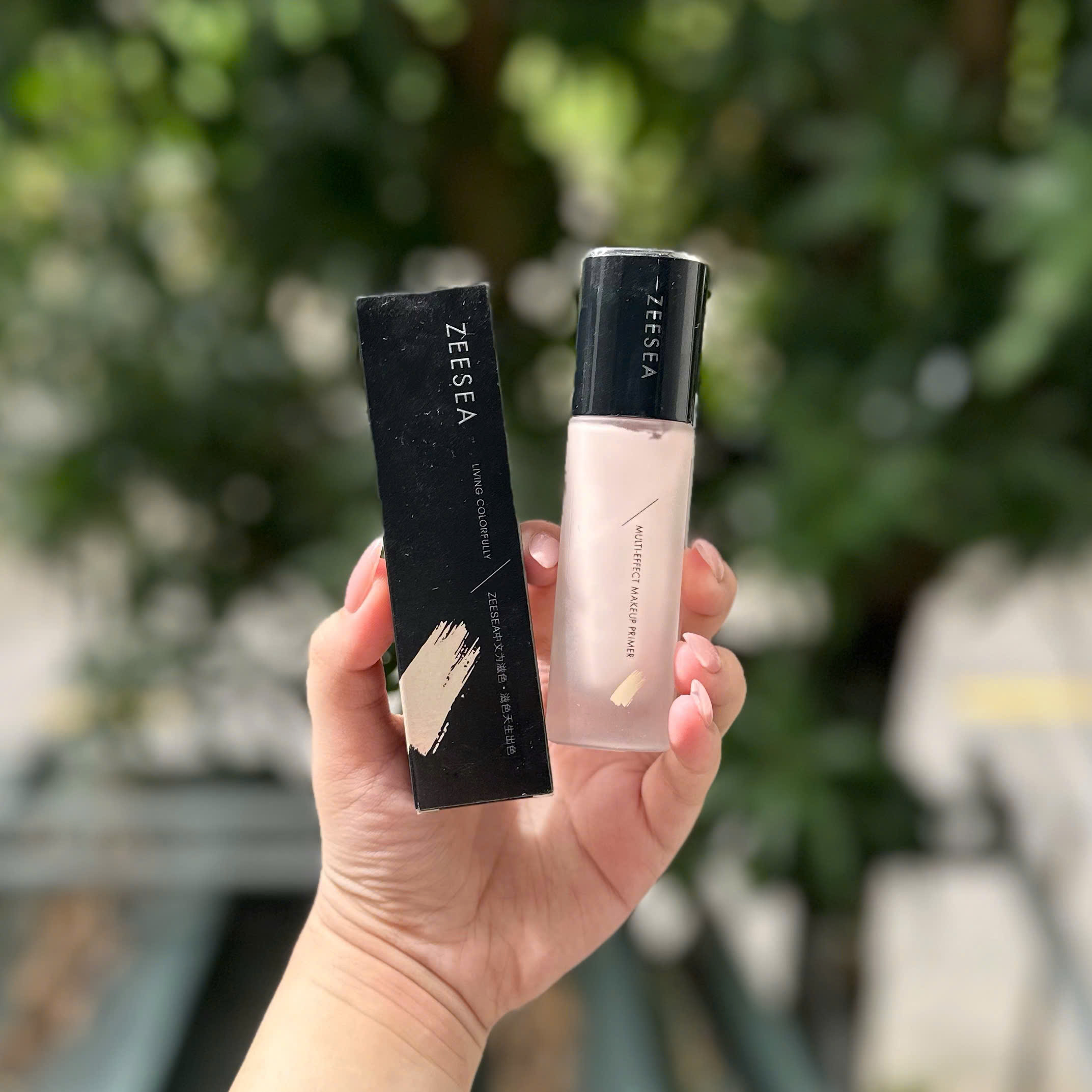 Kem Lót Trang Điểm Kiềm Dầu, Nâng Tông Tự Nhiên, Che Khuyết Điểm, Làm Mịn Da Zeesea Multi-Effect Makeup Primer A03 Natural (Màu be)