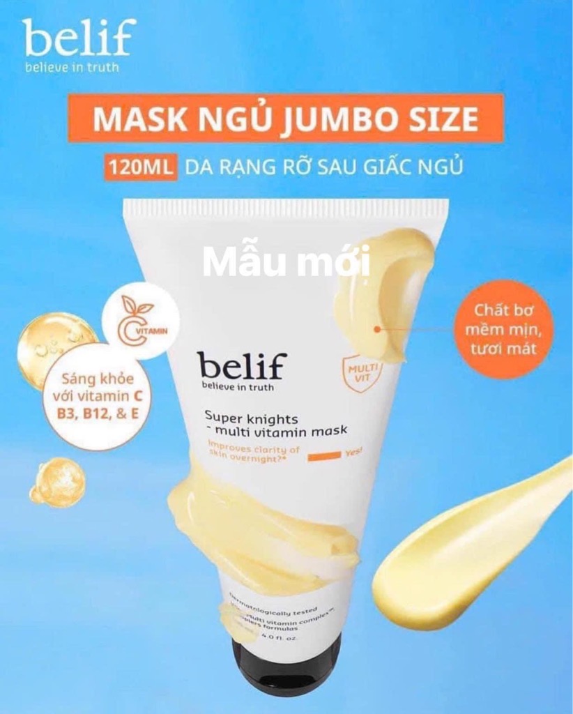 Mặt Nạ Ngủ Dưỡng Sáng Da Belif Super Knight Multi Vitamin Mask