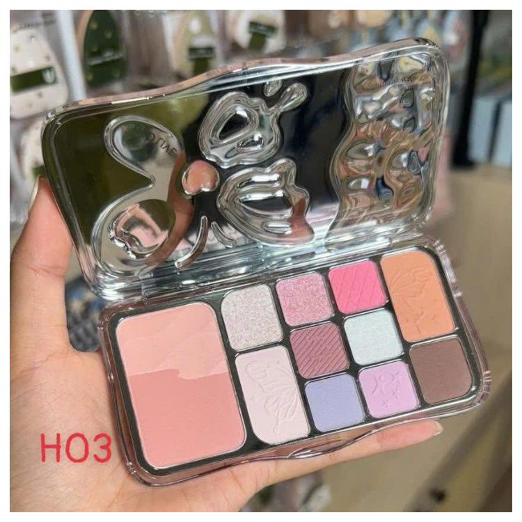 Bảng phấn mắt/má tiện dụng Holive Mist Butterfly 11 ô