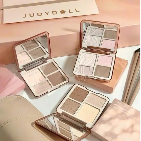 Phấn Tạo Khối & Highlight JudyDoll 4 ô #01