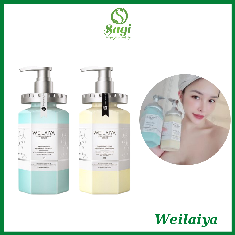 SET Gội Xả Weilaiya Nấm Truffle 450ml