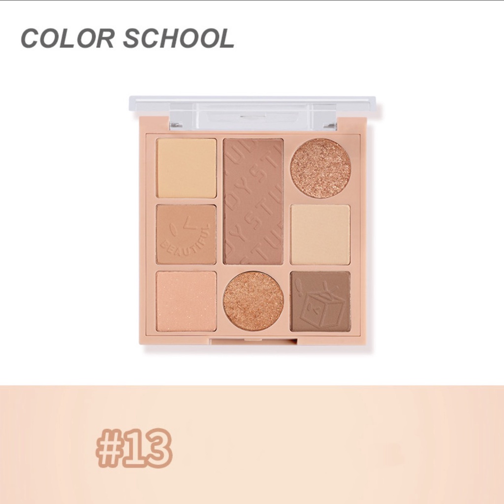 Phấn Mắt Color School 8 ô màu 13