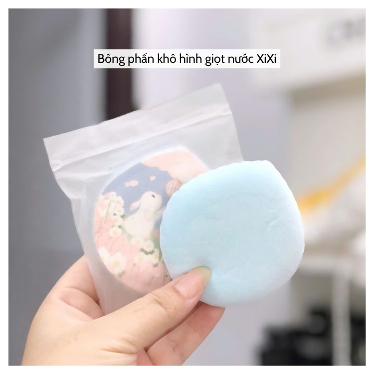 Bông phấn khô hình giọt nước XiXi