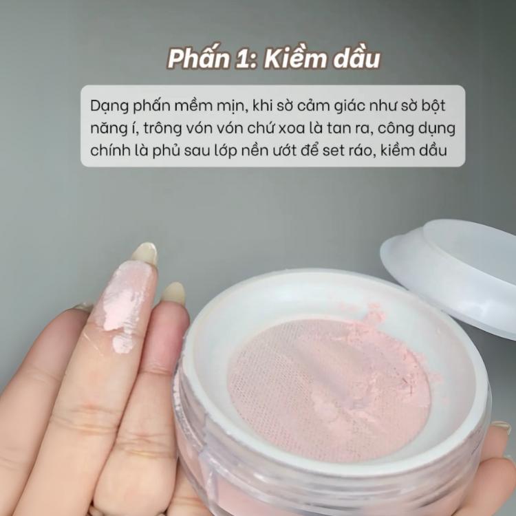 Phấn Phủ Bột Siêu Mịn Meiking Hoa Hồng