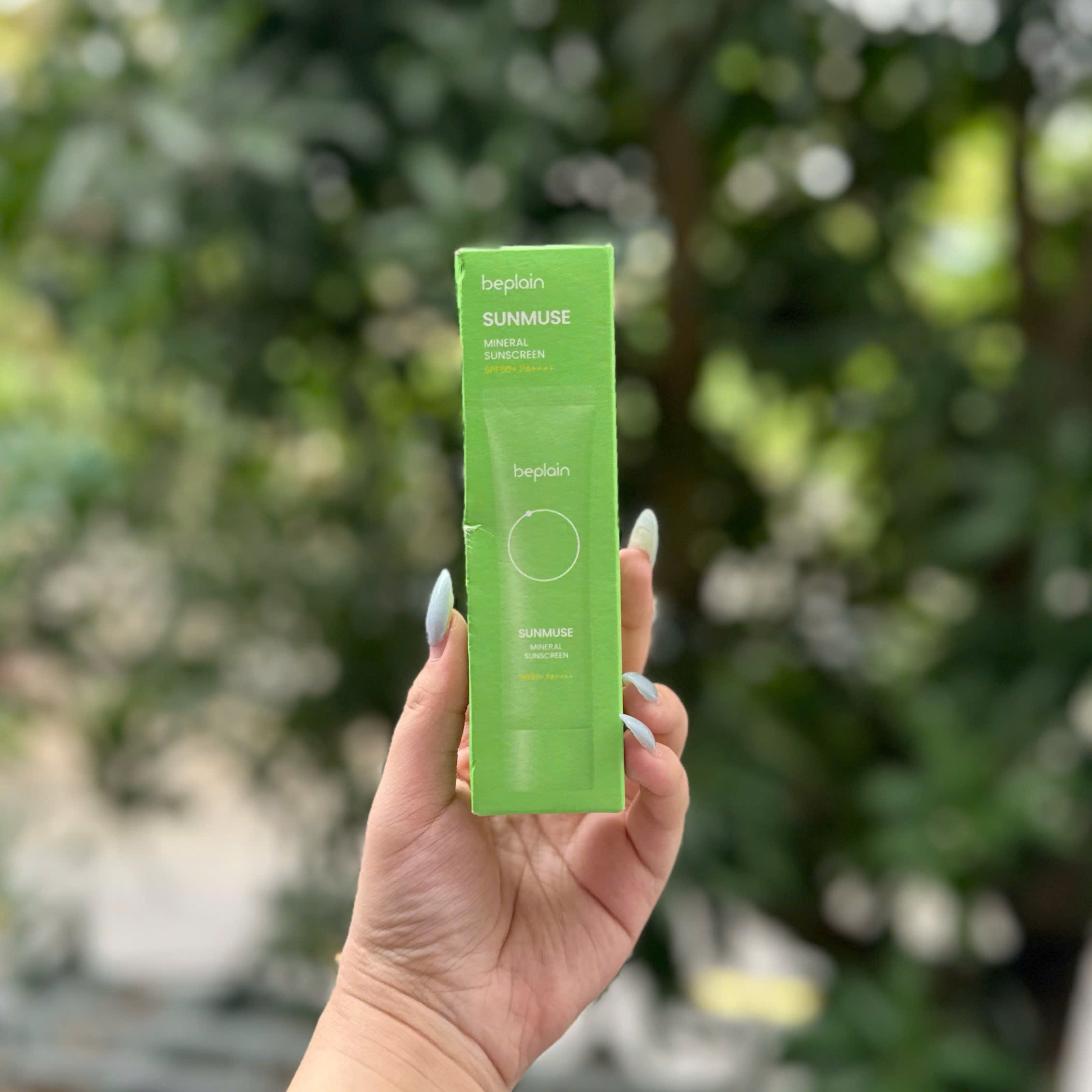 Kem Chống Nắng Kiềm Dầu, Kháng Nước Beplain Sunmuse Mineral Sunscreen SPF50+ PA++++ 50ml (Nhập Khẩu)