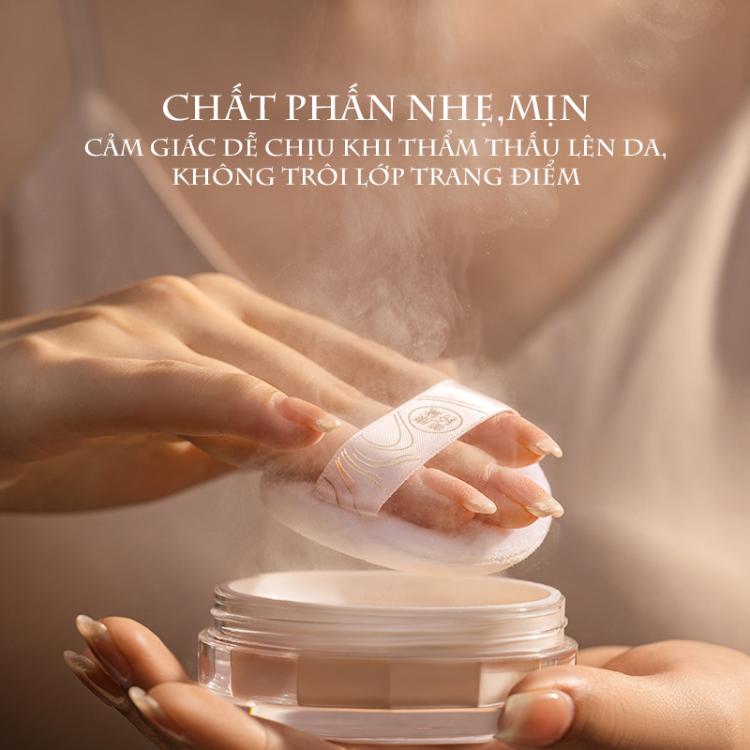 Phấn Phủ Bột Siêu Mịn Meiking Hoa Hồng