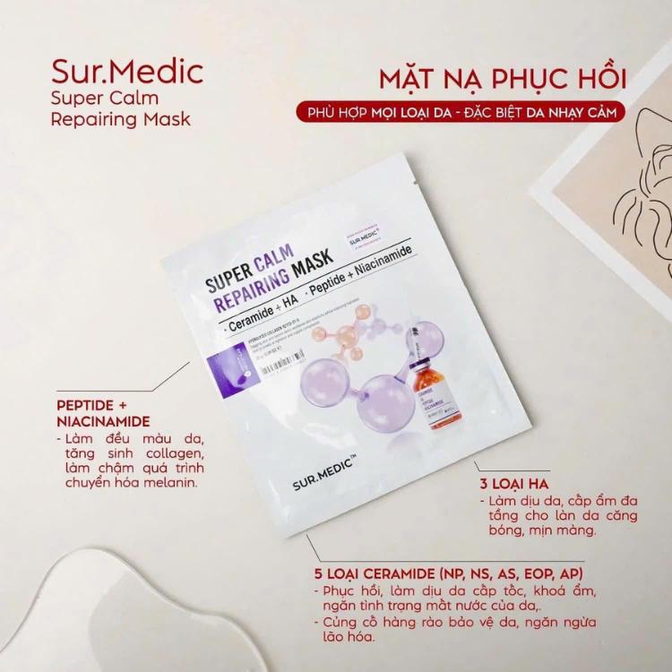 SUR MEDIC. Mặt nạ giấy Super Calm Repairing