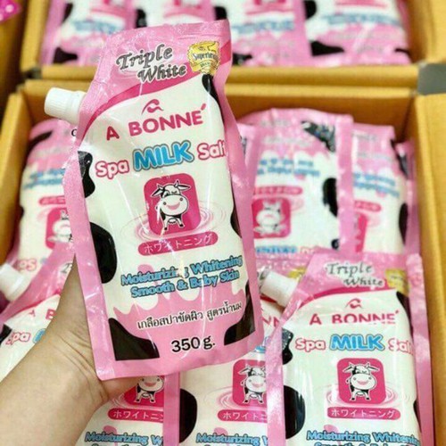 Muối tắm sữa tẩy tế bào chết A Bonné Spa Milk Salt 350gr