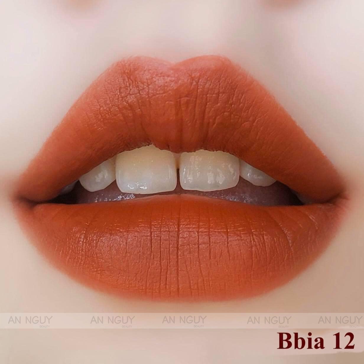 Son Kem BBIA Velvet Lip Tint #12 Màu Cam Cháy