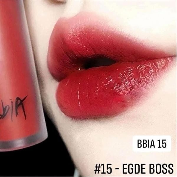 Son kem BBIA Velvet Lip Tint Màu #15 Đỏ Lạnh Pha Chút Ánh Hồng