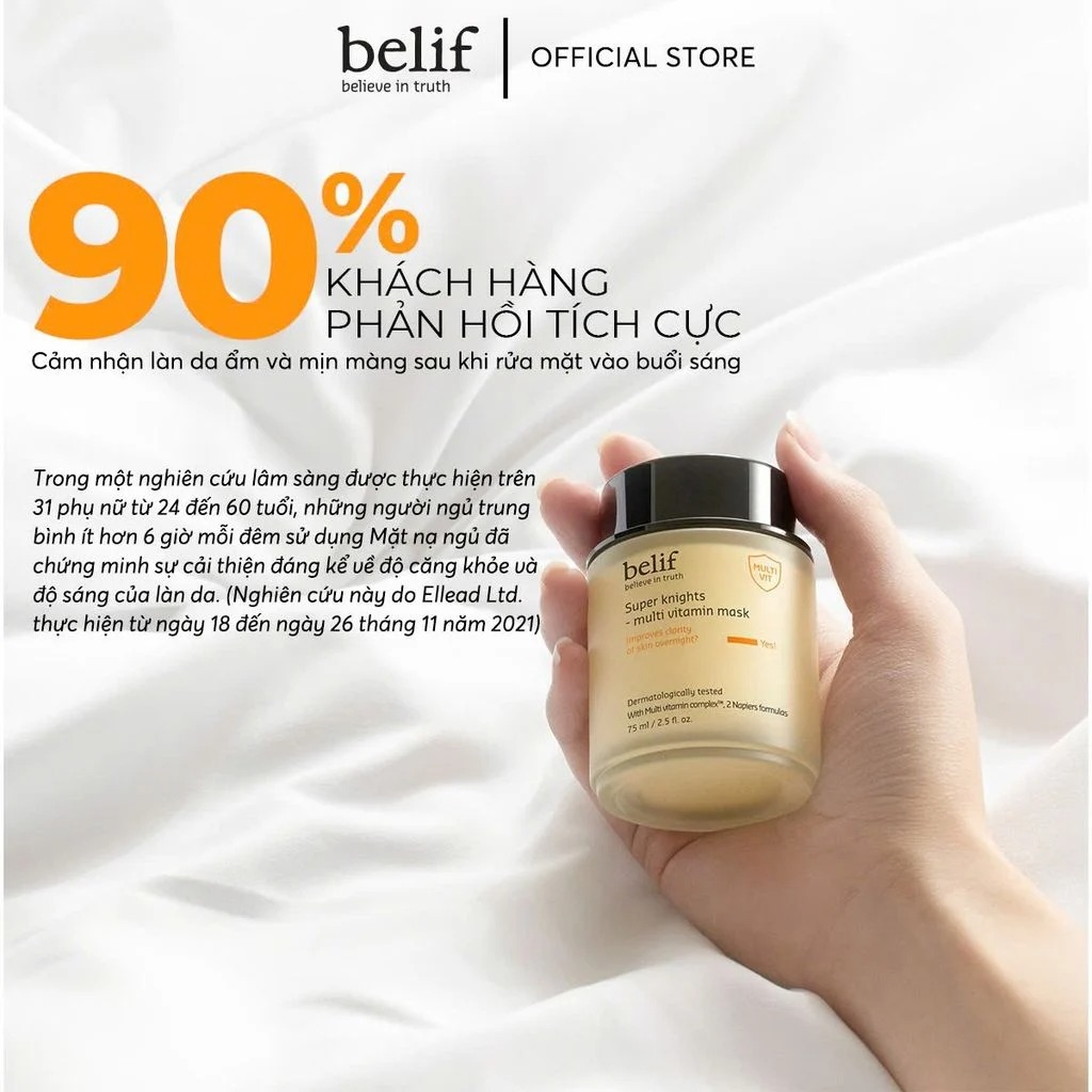 Mặt Nạ Ngủ Dưỡng Sáng Da Belif Super Knight Multi Vitamin Mask