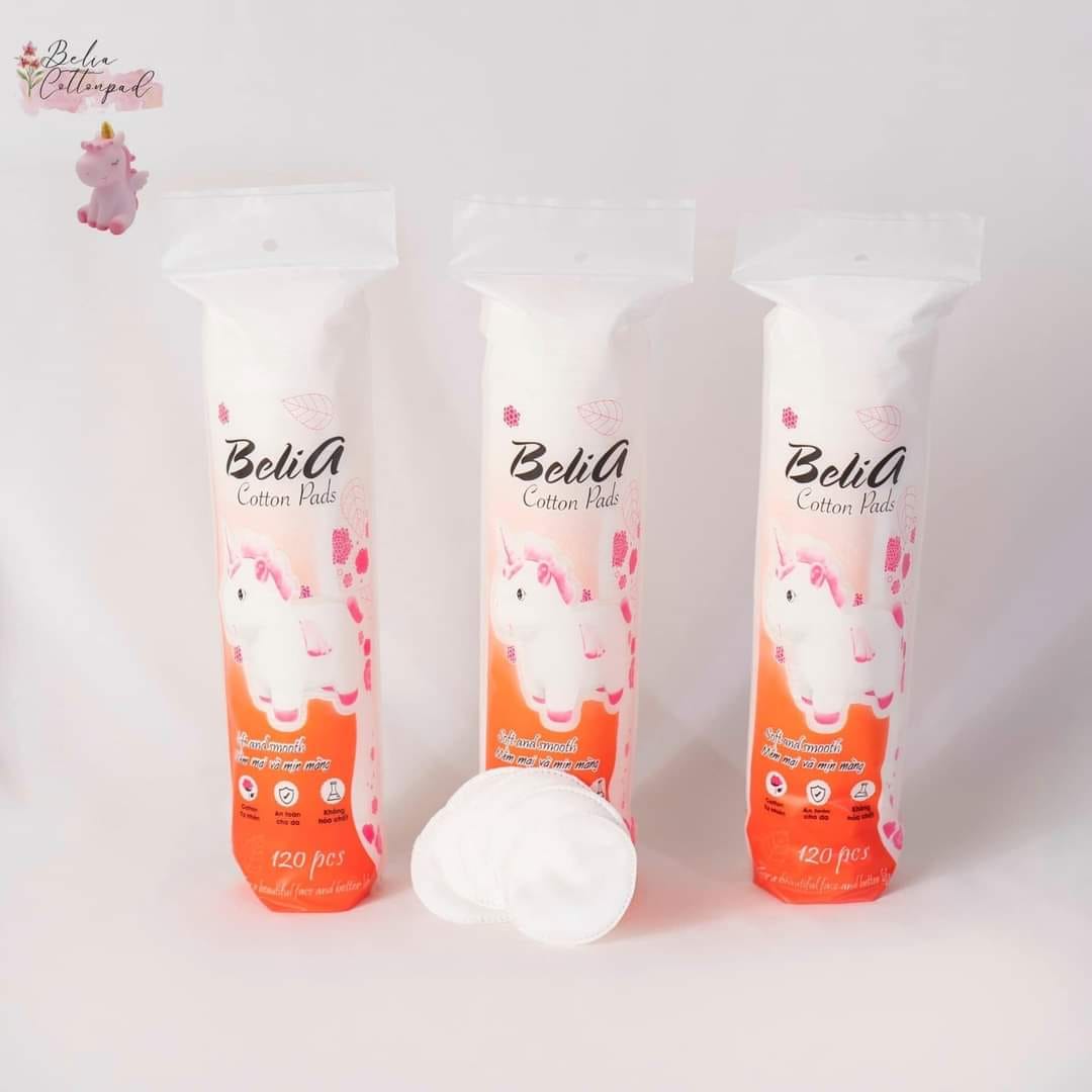Bông Belia tròn 120 miếng