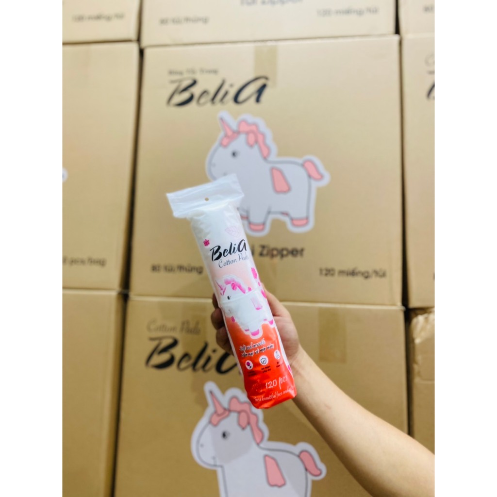 Bông Belia tròn 120 miếng