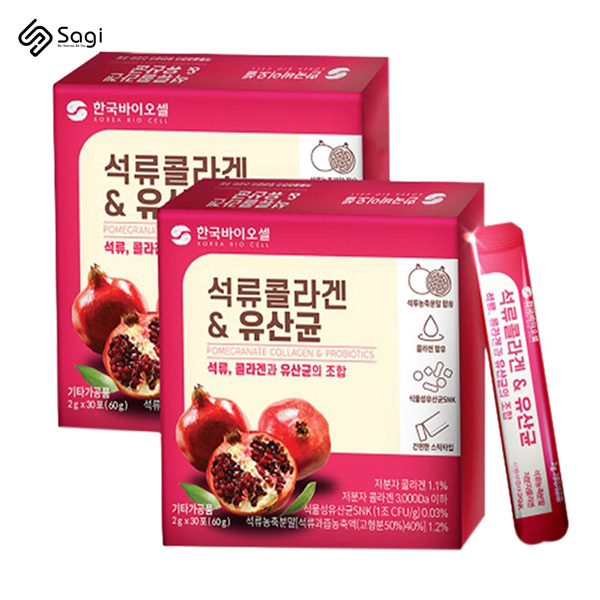 Bột Uống Collagen Lựu Bio Cell Hàn Quốc 30 gói