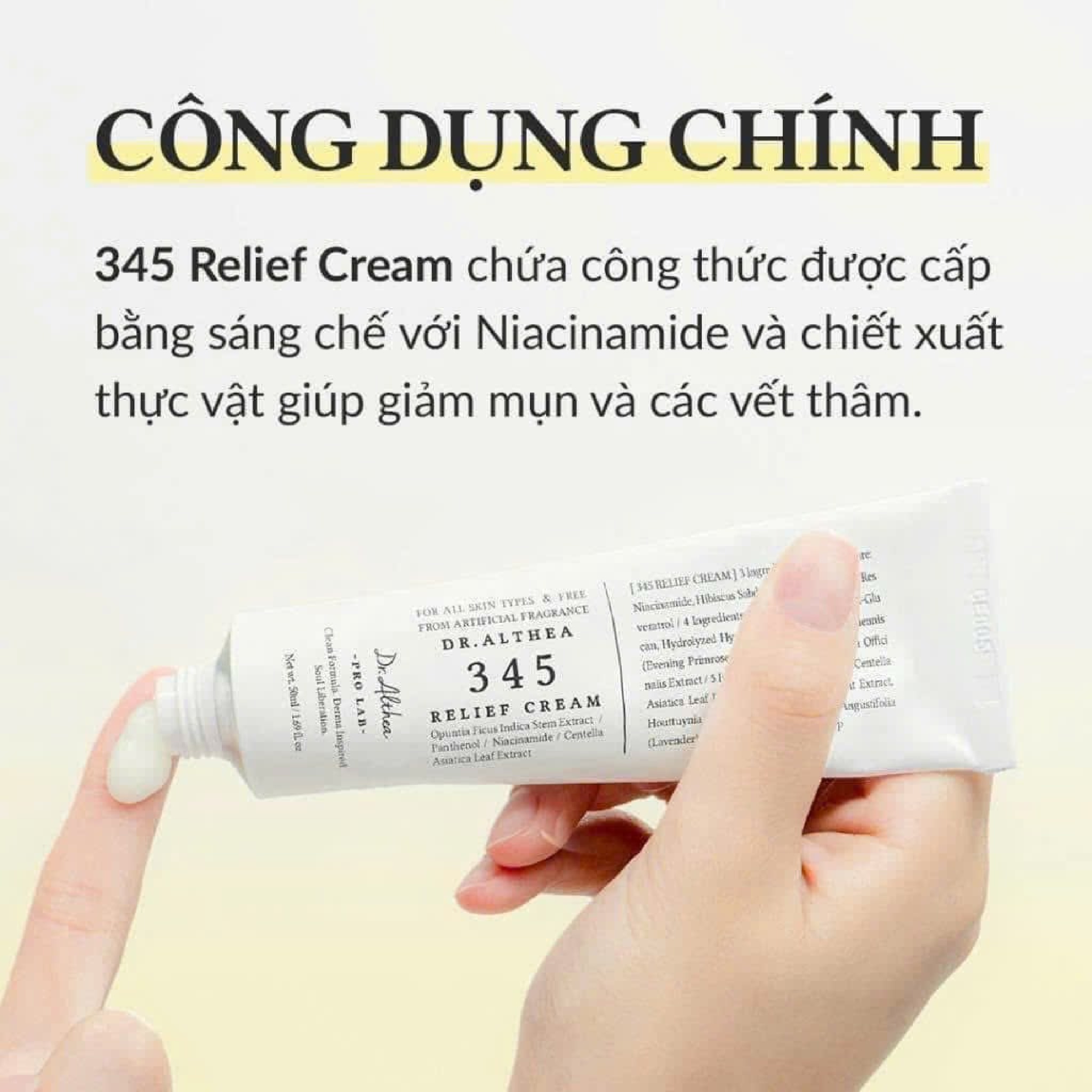 Kem Dưỡng Dr.Althea Phục Hồi Da 345 Relief Cream 50ml