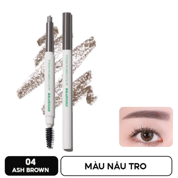 Chì kẻ chân mày INNISFREE Auto Eyebrow Pencil 0.3g