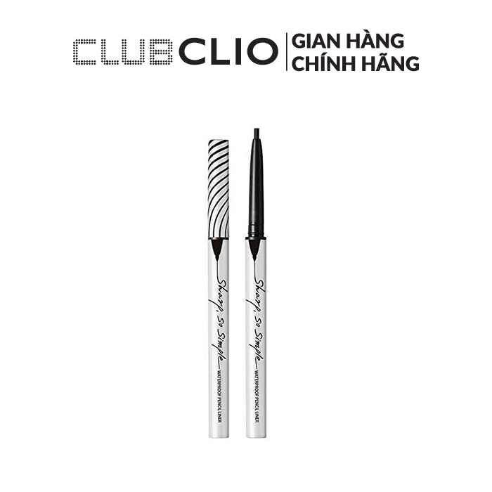 Chì Sáp Kẻ Mắt Clio Waterproof - 01 Đen