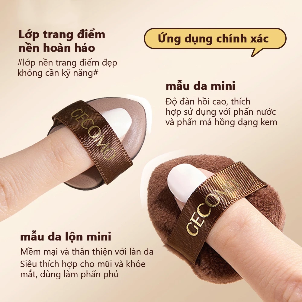 GECOMO. Set bông mút 6 miếng