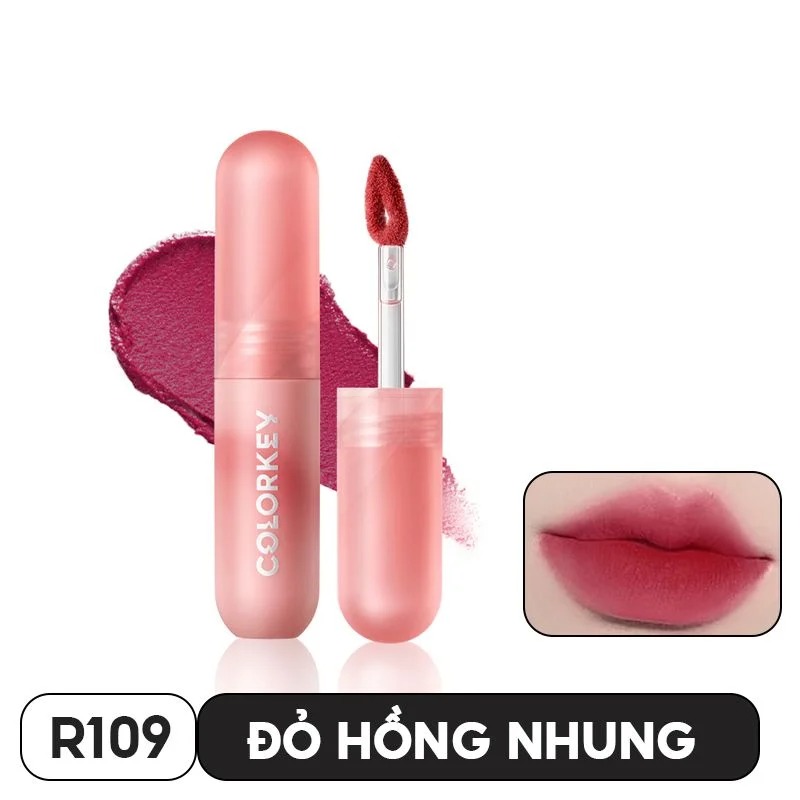 COLORKEY - son kem bùn R109 Đỏ hồng nhung