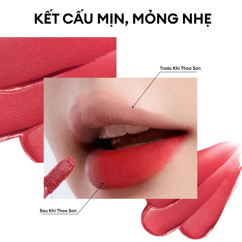 COLORKEY - Son kem Velvet R666 Đỏ Cổ Điển