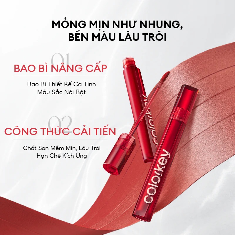 COLORKEY - Son kem Velvet R666 Đỏ Cổ Điển